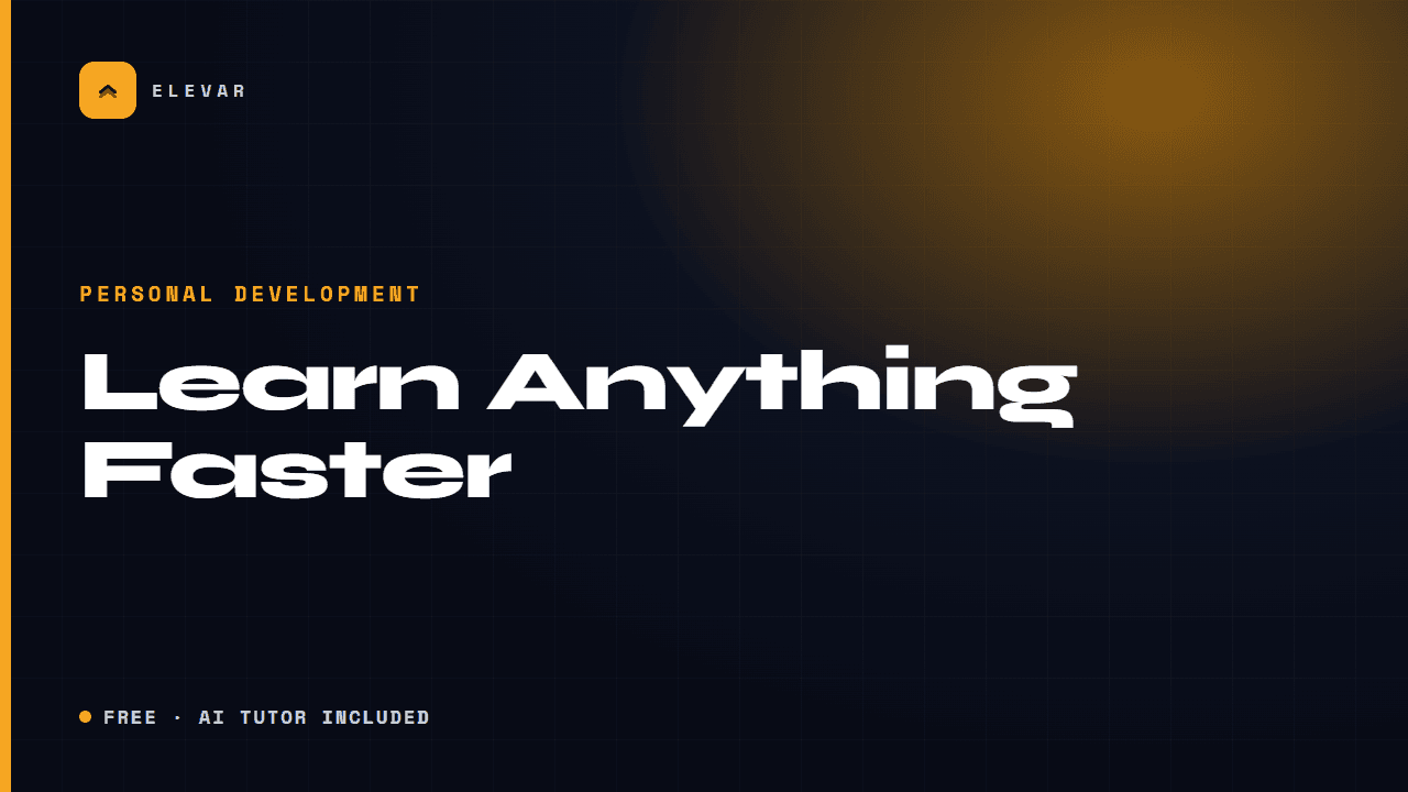 Learn Anything Faster